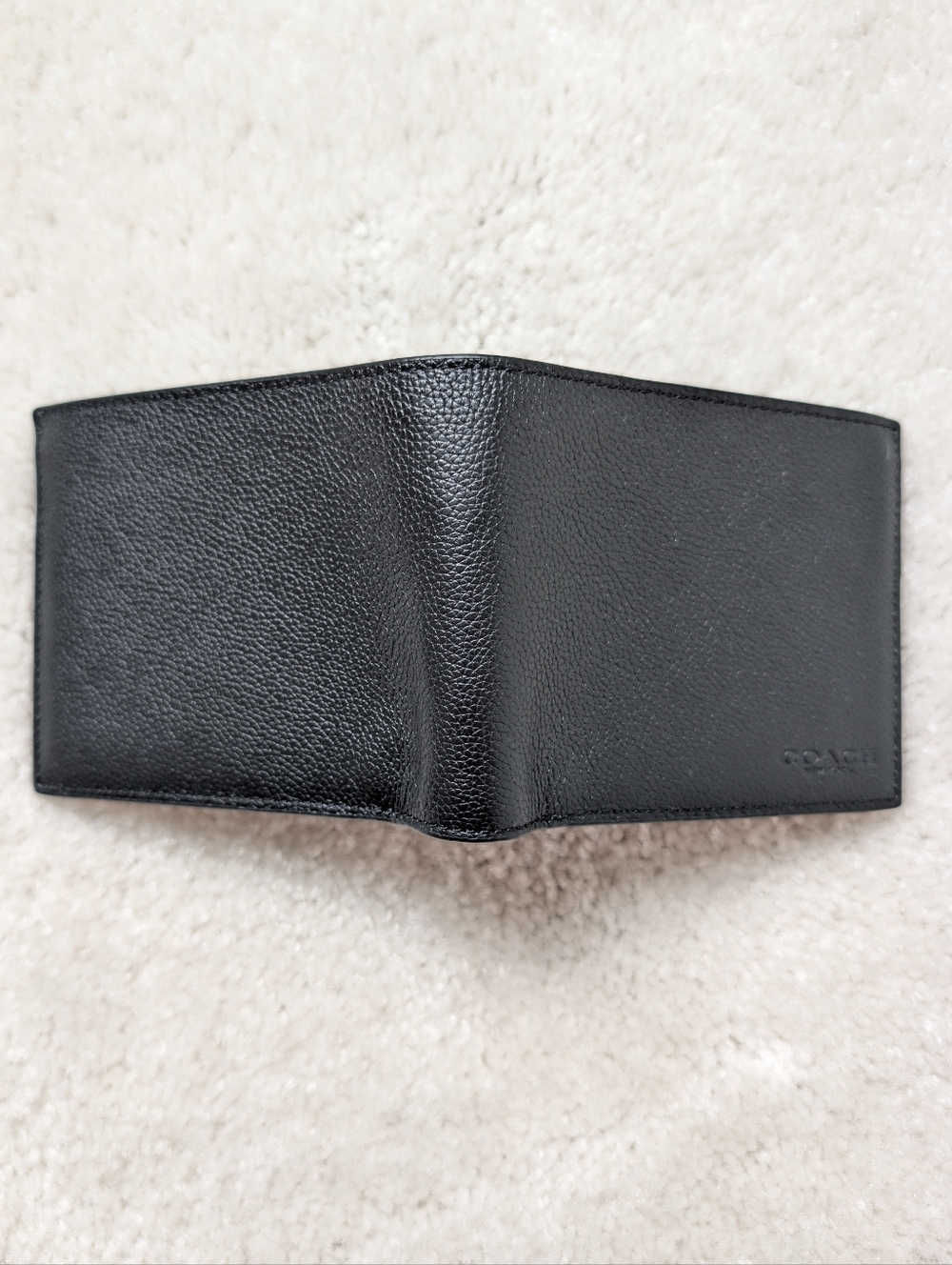 Coach Black Leather Key & Card Holder - Picture 5 of 6